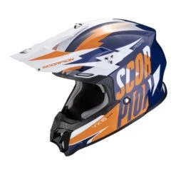 SCORPION VX-16 Evo Air Slanter Azul / Naranja