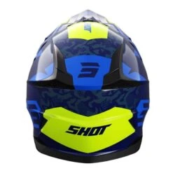 SHOT Pulse Airfit Azul / Amarillo Neón Brillante -Motopasion Ventas shot pulse airfit azul amarillo neon brillante 2