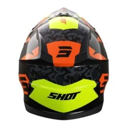 SHOT Pulse Airfit Negro / Amarillo Neón / Naranja Brillante -Motopasion Ventas shot pulse airfit negro amarillo neon naranja brillante 2