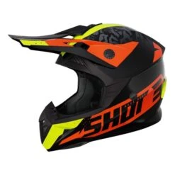 SHOT Pulse Airfit Negro / Amarillo Neón / Naranja Brillante
