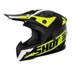 SHOT Pulse Kid Airfit Negro / Blanco / Amarillo Neón Brillante