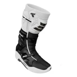 SHOT Race 8 Blanco / Negro / Cromo -Motopasion Ventas shot race 8 blanco negro cromo 1