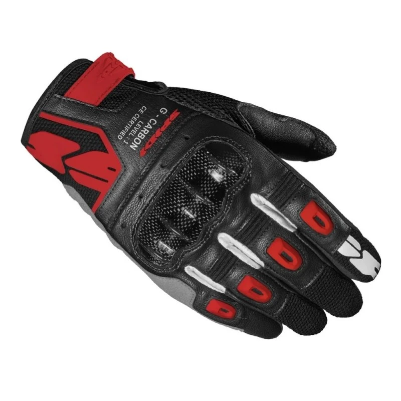 SPIDI G-Carbon Negro / Rojo / Gris 1 SPIDI G-Carbon Negro / Rojo / Gris