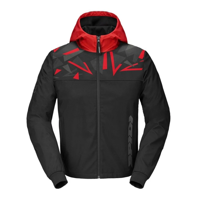 SPIDI Hoodie EVO Sport Negro / Rojo 1 SPIDI Hoodie EVO Sport Negro / Rojo
