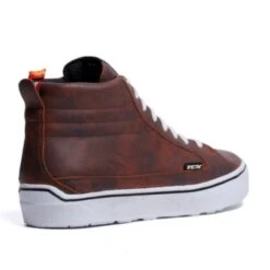 TCX Street 3 WP Marron / Blanco -Motopasion Ventas tcx street 3 wp marron blanco 2